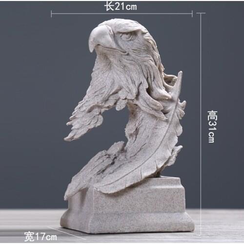 [CREATIVE] NORTH EUROPEAN-STYLE HORSE HEAD SCULPTURE ORNAMENTS HOME ACCESSORIES CRAFTS LIVING ROOM BAR PORCH SMALL FURNISHINGS