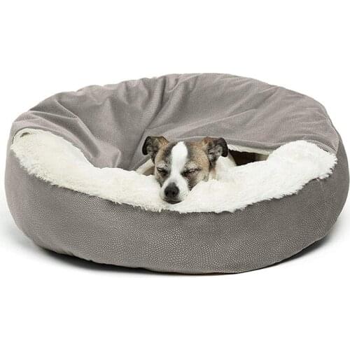 Fashion Embracing Pet Nest, Delicate Modeling, Soft and Breathable, Short Plush Cats Nest, Dogs Nest, Deep Sleep Nest