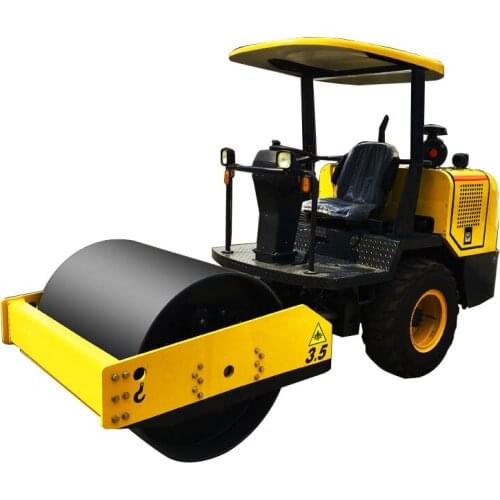 Walk-behind single steel wheel vibratory compactor road roller vibrating single cymbal single drum compact