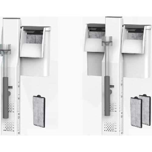 SUNSUN XBA Series 3IN1 Wall-mounted Waterfall Filter Small Fish Tank Aquarium Circulating Water Pump Water Purification Silent