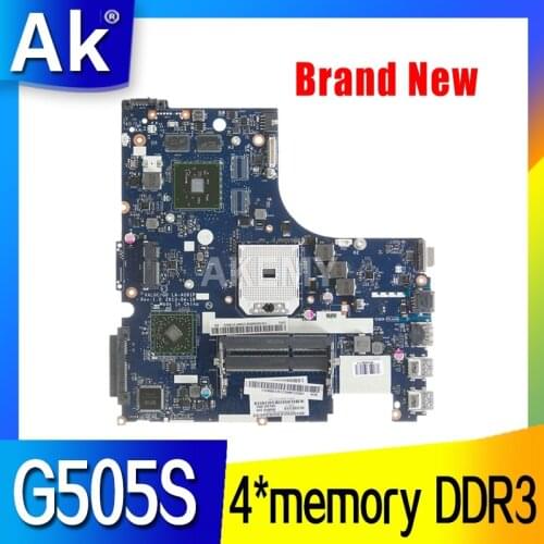 New LA-A091P Laptop Motherboard For Lenovo G505S Mainboard Tested OK DDR3 4*video memory