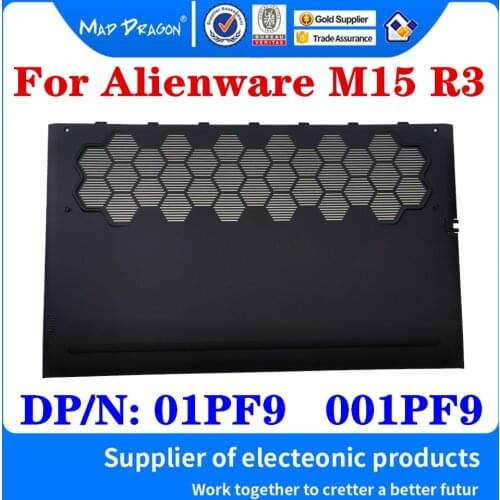 New original BOTTOM Back Cover Bottom Base Access Door For Dell Alienware M15 R3 m15 R3 Laptop black E Shell DP/N: 01PF9 001PF9