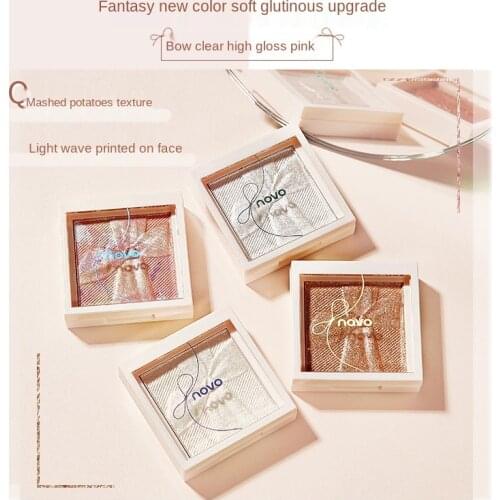 Novo Bow High Gloss Powder Fine Brightening Skin Color Waterproof Sweat-Proof Lasting Makeup