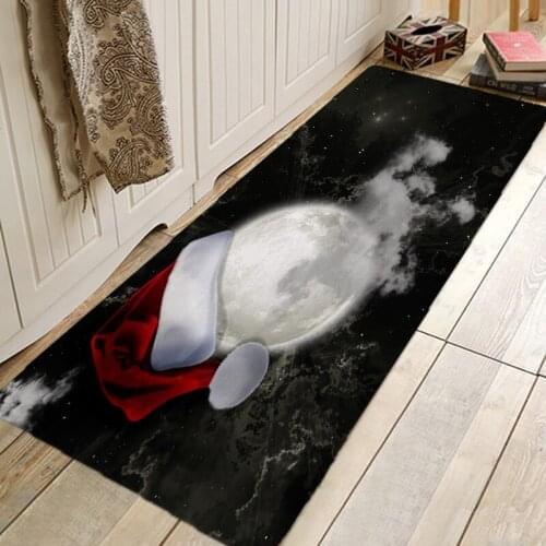 Christmas Rug 3D RUG Hallway Carpets and Rugs for Bedroom Living Room Carpet Kitchen Bathroom Anti-Slip Floor Mats 3D Mat
