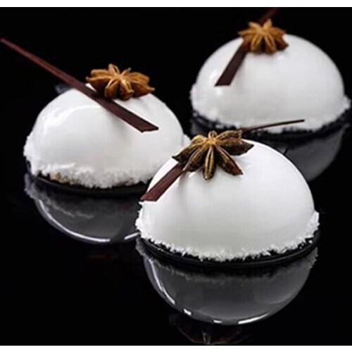Half Ball Shaped Silicone Mold Cake Mousse Baking Form Tray Chocolate Jelly Moulds Cake Decorating Tool