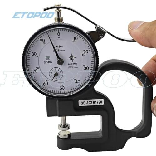 0-10x30mm Dial Thickness Gauge SHOCK PROOF thickness gauges leather thickness tester