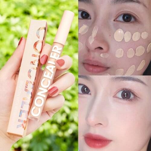 Liquid Concealer Cream Waterproof Full Coverage Concealer Long Lasting Face Scars Acne Cover Smooth Moisturizing Makeup 10g