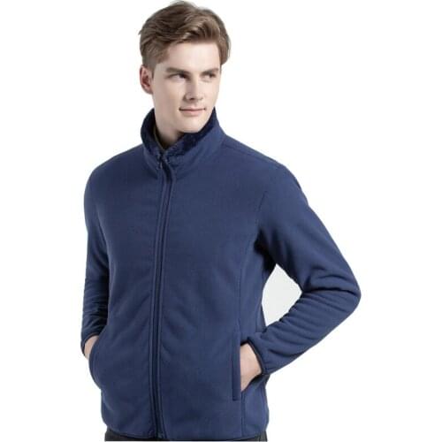 Winter Mens Jackets Thick Fleece Hooded Hoodies Men Sweatshirt Solid Casual Male Coats Double-sided