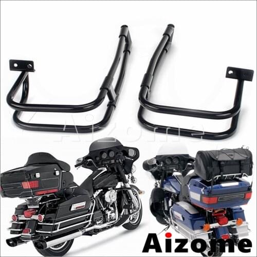 Motorcycle Steel Saddlebags Rail Bar 90200561 Saddle Bag Guard for Harley Touring 2014-2021 Road King Street Glide Electra Glide