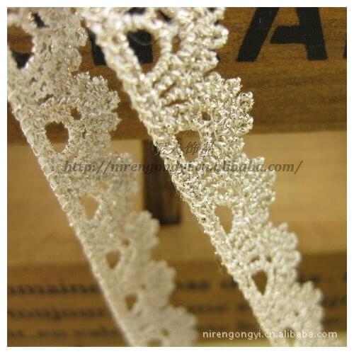 13mm Mesh nylon yarn lace lacework Diy Handmade Patchwork Apparel Sewing Fabric nylon yarn Lace 2M/Lot