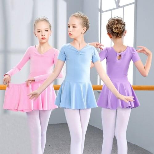 Girl Ballet Practice Girls Ballet Dance Dress Dance Costumes Tutu Skirts Gymnastics Swimsuit Kids Tulle Skirted Leotards