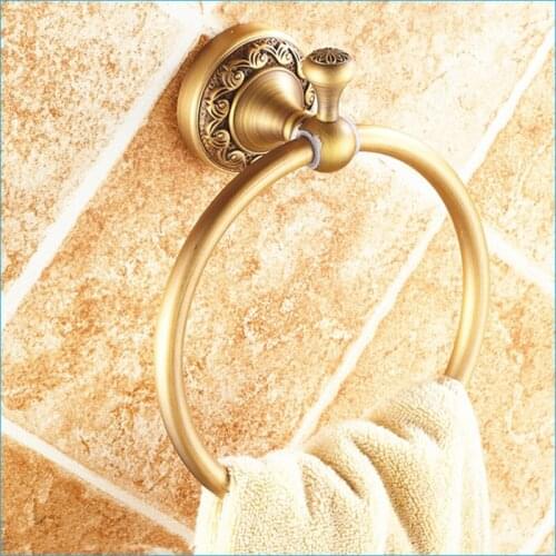 Europe style antique brass towel ring,bathroom,Luxury decorative towel ring,Bathroom hardware accessories,J15507
