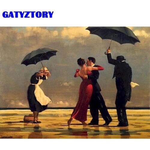 GATYZTORY 5D Diamond Painting Full Drill Square/Round Fantasy Couple DancerWoman And Man Diamond Embroidery Mosaic Rhinestone Ho