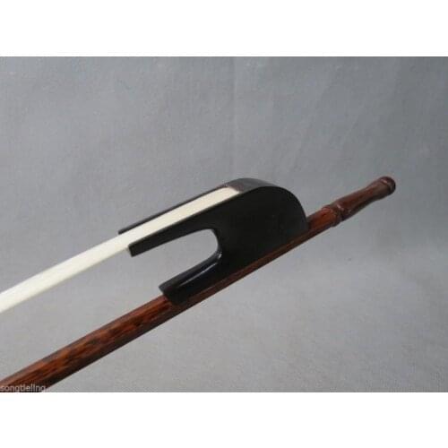 Strong,Balance,Germany style letterwood bass bow,top level white bow hair