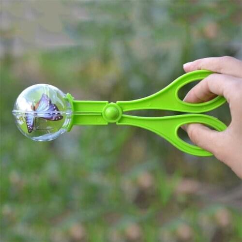 Bug Insect Catcher Scissors Tongs Tweezers Clamp Kids Toy Cleaning Tool Garden Plant Insect Catching Tool