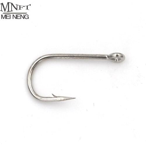 MNFT 100PCS/Lot 12# Fly Fishing Hook Egg Hook Barbed Chemically Sharpened Fishing Hooks For Flies Making