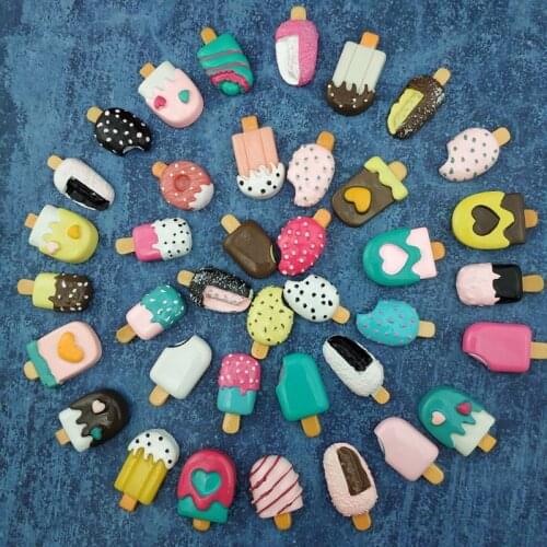 Random 20 pcs Creative popsicle Fridge magnets set home deco refrigerator magnet Strong neodymium Magnetic sticker photo office