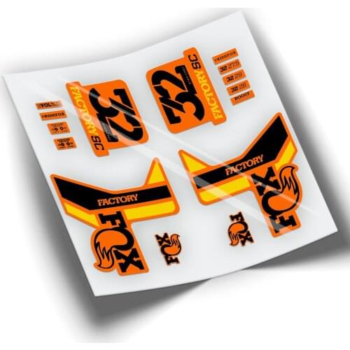 Pegatinas hairpin clip FOX 32 STEP CAST SERIES WP243-1