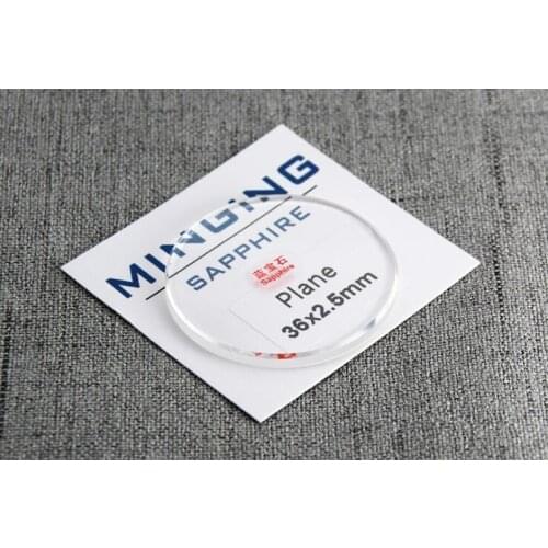 2.5*40/40.5mm Flat Round Sapphire Crystal for Watch Replacement