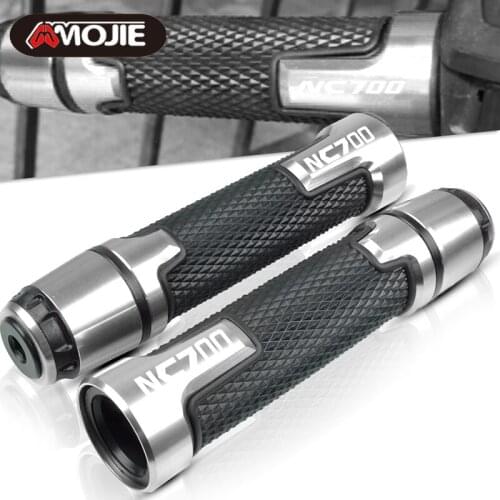 7/8" 22MM Motorcycle handlebar grip handle bar Motorbike handlebar grips FOR Honda NC 700 S/X NC700 2013 2014 2015 2016 2017