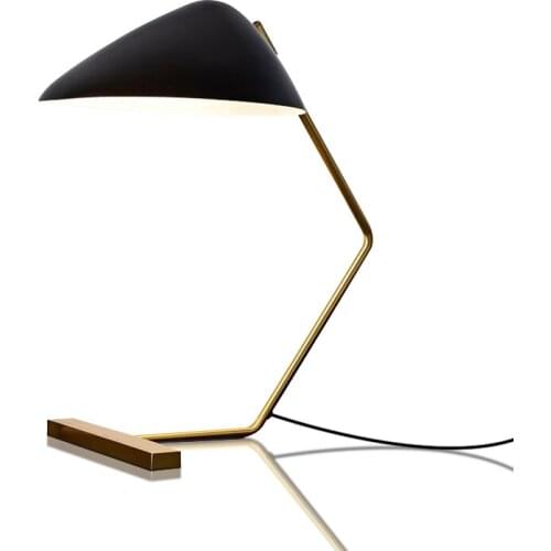 Modern Black Creative Metal Table Lamp Living Room Bedroom Bedside Table Light Lighting Fixture LED Suspension Lamps TA187