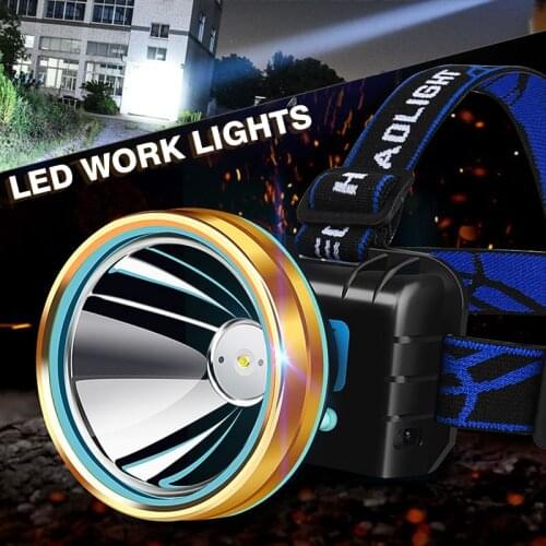 Super Bright T6 LED Headlamp Camping Fishing Flashlight Head Torch 9900W Waterproof White Light Headlight For Car Repair