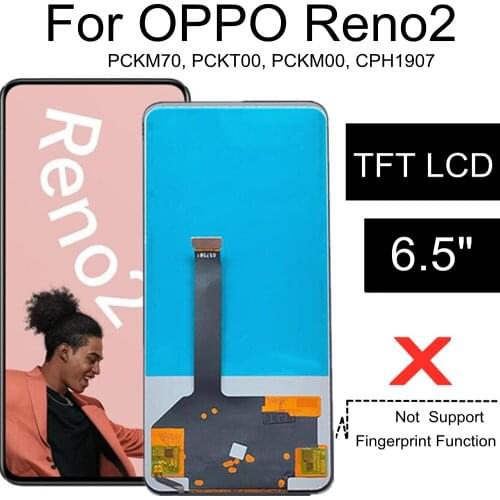 TFT LCD For OPPO Reno2 LCD Display Touch Screen Digitizer Assembly Replacement for phone OPPO Reno 2 LCD 6.5"