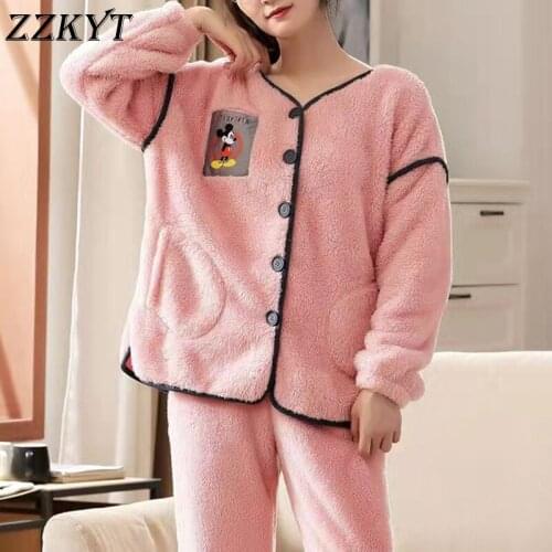 ZZKYT Women's Warm Pajamas