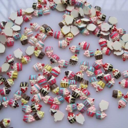 #44 30pcs Cute Mix Cartoon Shape Nail Resin Decoration Outlooking