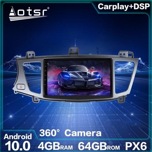 For Kia K7 2007-2014 Car Radio GPS Navigation Car Multimedia Player Android 10.0 4GB 64G PX6 Auto Stereo Head Unit Audio Video