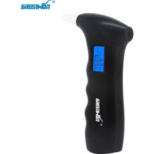 GREENWON digital breathanalyzer alcohol tester breath alkohol test blue LCD display alcohol meter