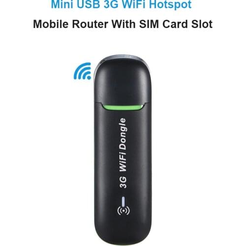 Gokodo 3G USB Modem Free Download Driver Wireless Wifi Modem CDMA 3G WiFi hotspot router wifi dongle 5.76Mbps (White / Black)