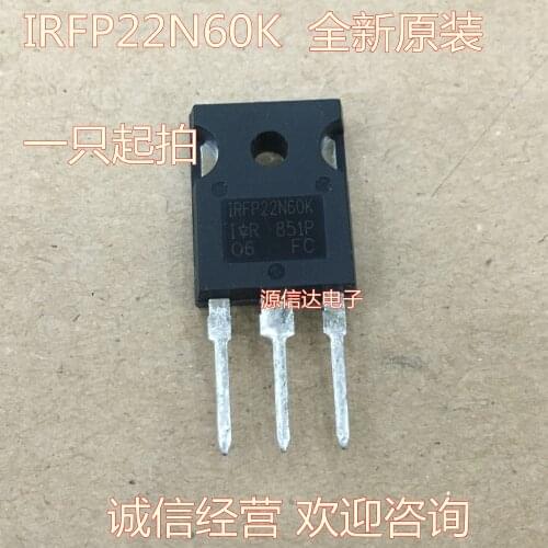 New imported IRFP22N60KPBF IRFP22N60k 22A 600V TO-247 MOS tube original stock