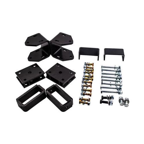 4" Block Golf Cart Lift Kit for EZGO TXT/Medalist Gas Models
