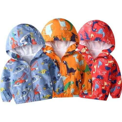 Jacket For Girls Spring Autumn Childrens Clothes Girls Coat Windbreaker Outerwear Kids Boys Jacket Windproof Outerwear 2-7T