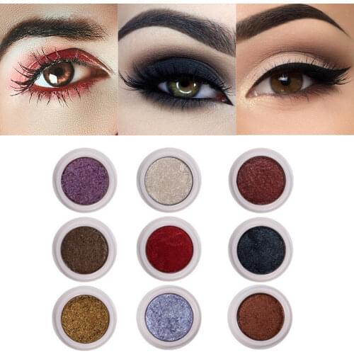 12 Colors Monochrome Potato Mashed Eyeshadow Glitter Shimmer Shining Lasting Matte Metallic Eye Shadow Cosmetic TSLM1