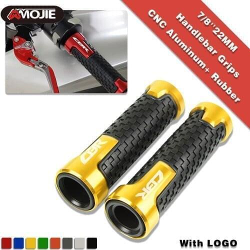Motorcycle Accessories handlebar grips 7/8" 22mm handle bar grip End For Honda CBR650F CBR900 CBR900RR CBR929RR CBR954RR CBR500R