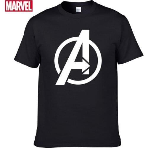 Marvel the Avengers 2021 New Mens Man Print T Shirt Men Short Sleeve T-shirt Casual Breathable 100% Cotton Loose #13