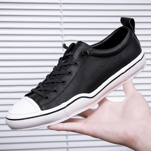 Men Casual Shoes Fashion Brand Men Shoes Leather Flats Sneakers For Mens Luxury Brand Walking Shoes Man