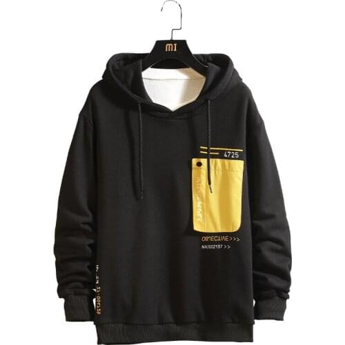 Casual Hooded Sweatshirt Men Hip Hop Hoodies Streetwear Hoody Pullover Autumn Hoodie Male Long Sleeve Sweatshirts for Man,ZA260