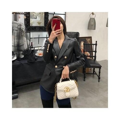 New 2022 Fashion Genuine Sheep Leather Jacket G299