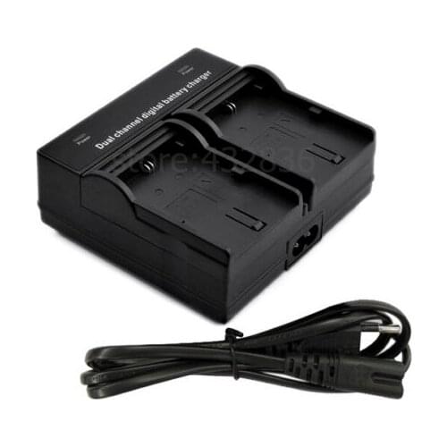 New arrival LP-E6 LP E6 LPE6 Dual Channel Battery Charger for Canon EOS 5D Mark II III 70D 7D 60D EU/US+Wholesale