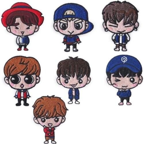 Boys Sports Boys Duck-tongued Cap Boy Embroidered Patches wholesale for clothing Patch T-shirt Clothes Stickers Free Delivery