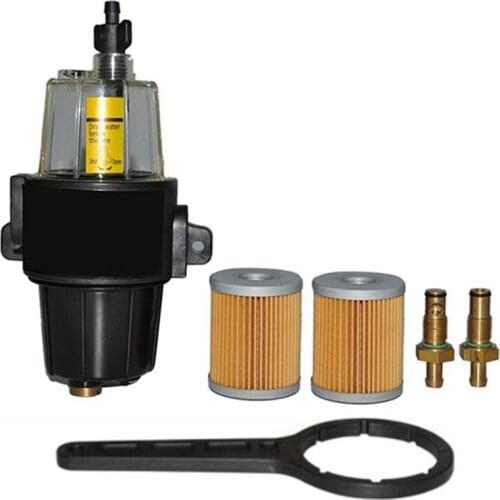 Fuel Filter Elements UF-10K Water Separator Assembly with Bowl for Yamaha Suzuki Tohatsu Mercury Outboard Engine