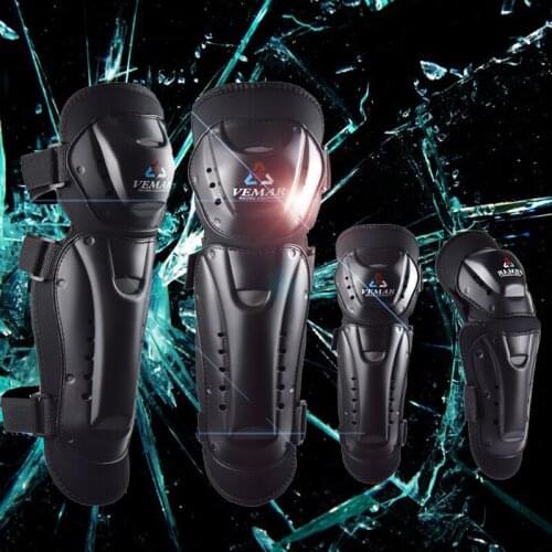 Vemar 4Pcs/set Motorcycle Knee & Elbow Protective Pads Motocross Outdoor Cycling Knee Pads For Sports protective Gears pads