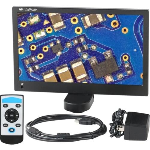 HD 11.6"LCD Monitor 30MP 1080P HDMI Video Camera For C Mount Monocular Lens Biological Stereo Binocular Trinocular Microscope