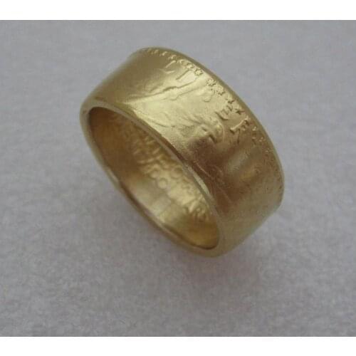 Coin Rings Handcraft Ring Vintage Silver Plated Handmade from $20 Saint Gaudens Sizes 9-16