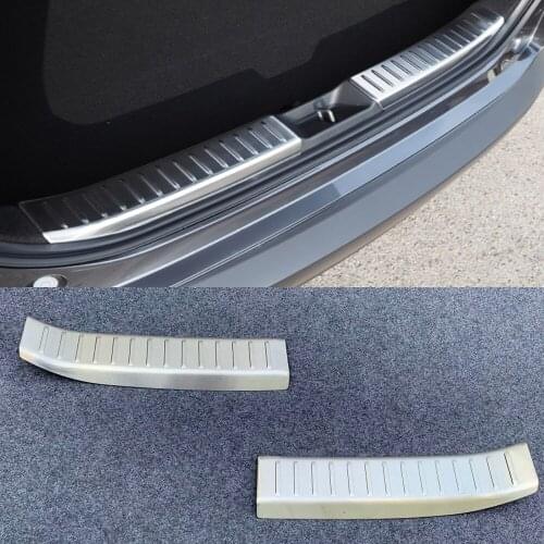 For Mazda Cx-30 Cx30 2020 2021 Stainless Steel Inner Rear Bumper Trim Pad Protector Tail Trunk Scuff Plate Cover Accessories