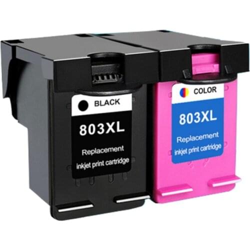 YLC 1set 803XL Compatible ink cartridges For HP803 XL For HP Deskjet 1112 2132 1111 2131 3632 3830 4652 printer