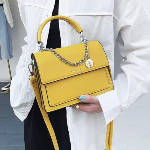 High Quality Female Square Tote Bag 2021 Fashion New Pu Leather Womens Designer Handbags Travel Shoulder Messenger Bag Hand Bag